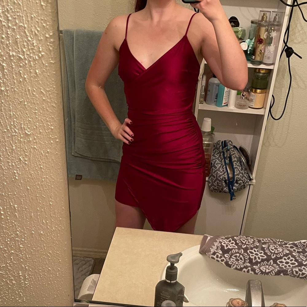 Windsor red fitted party dress never worn
